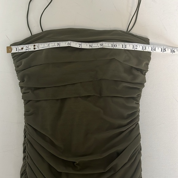 NWOT Princess Polly Olive Mini Dress - Picture 3 of 7
